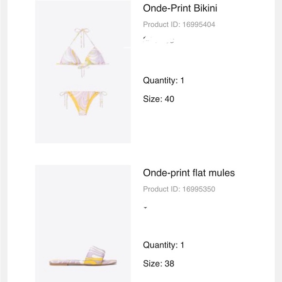 Emilio pucci swimsuit & mule slides - Picture 3 of 12